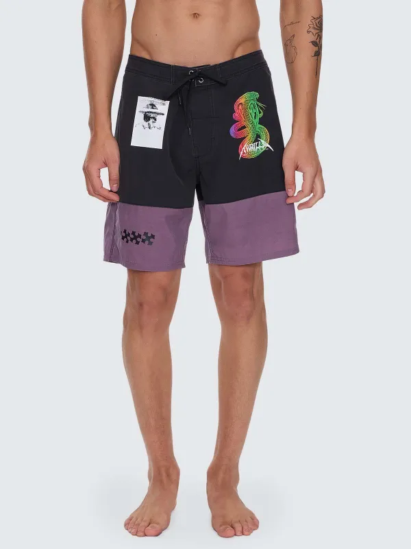 It's In The Cards Boardshort - Black sold by Thrills
