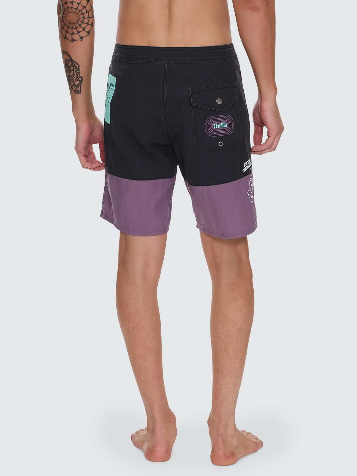It's In The Cards Boardshort - Black sold by Thrills product image thumbnail 3