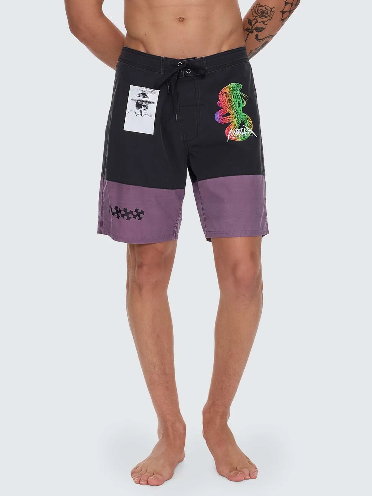 It's In The Cards Boardshort - Black sold by Thrills product image thumbnail 5