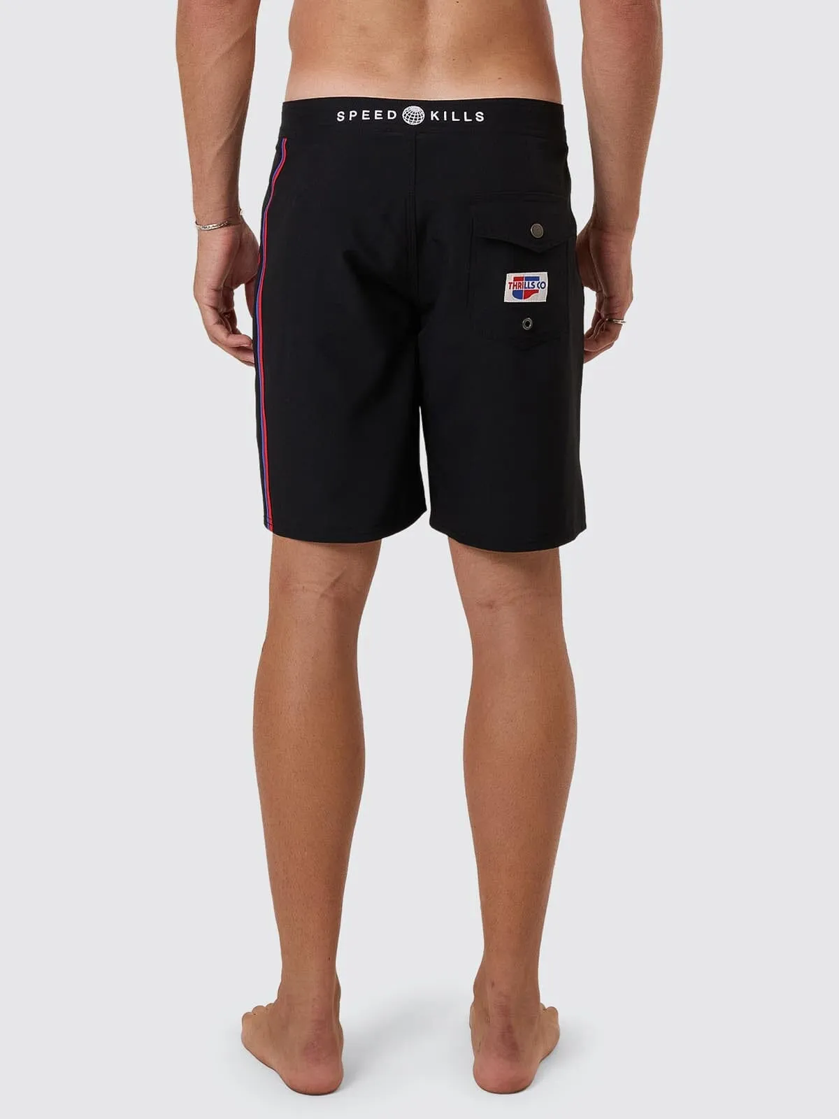 Anarchy In Paradise Boardshort - Black sold by Thrills product image thumbnail 4