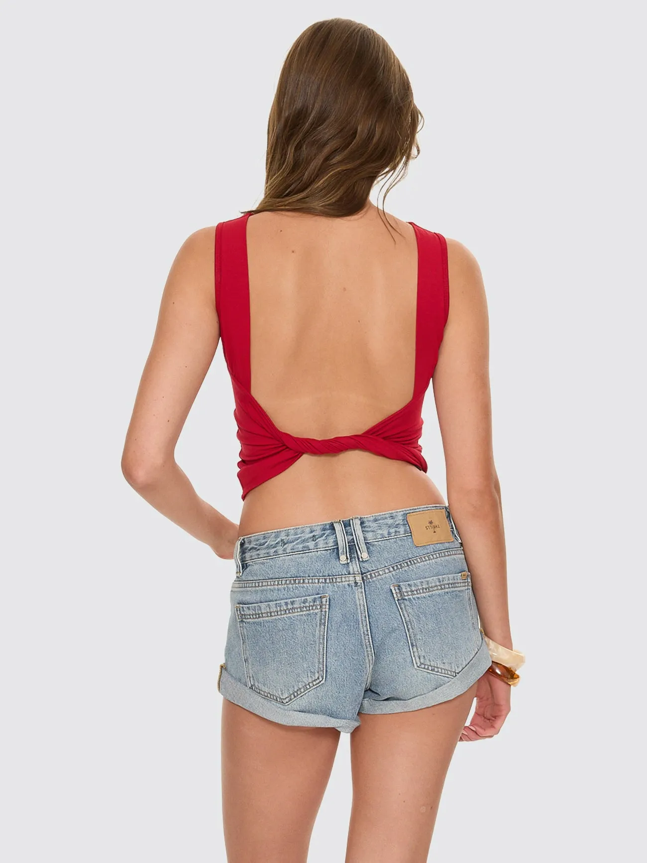 Jett Backless Top - Cherry sold by Thrills product image thumbnail 2