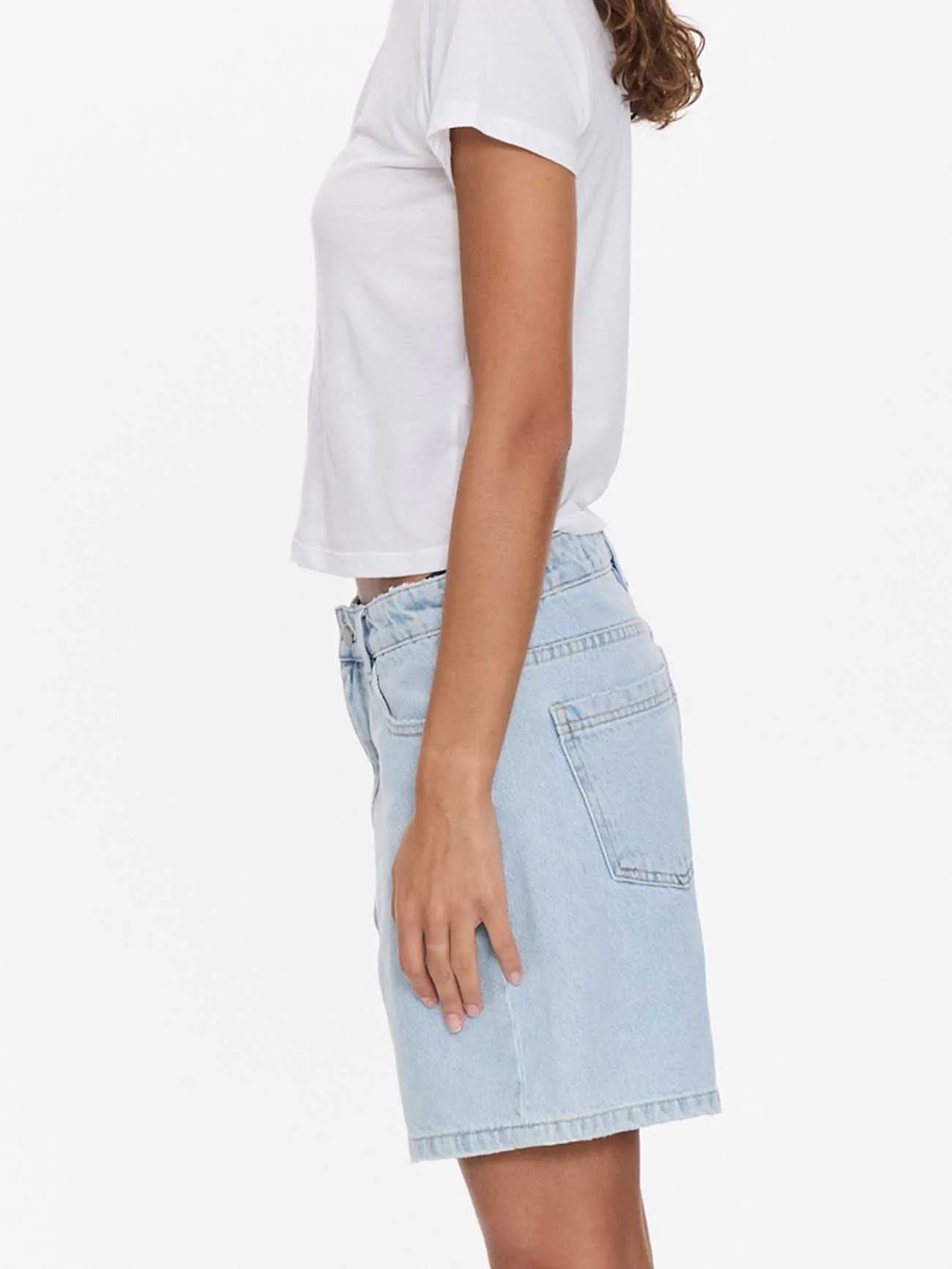 Billie Low Rise Baggy Embro Short - Serenity Blue sold by Thrills product image thumbnail 3
