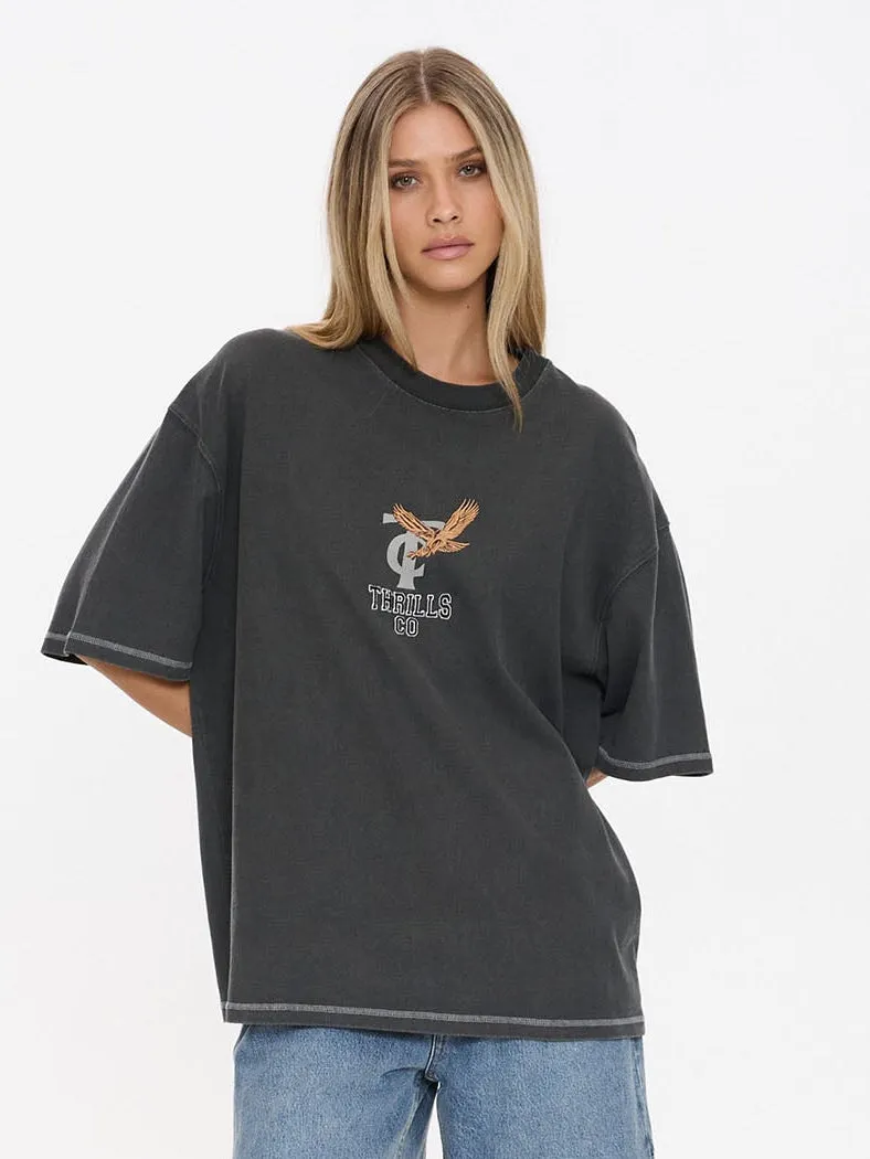 Take It Easy Oversized Tee - Merch Black sold by Thrills