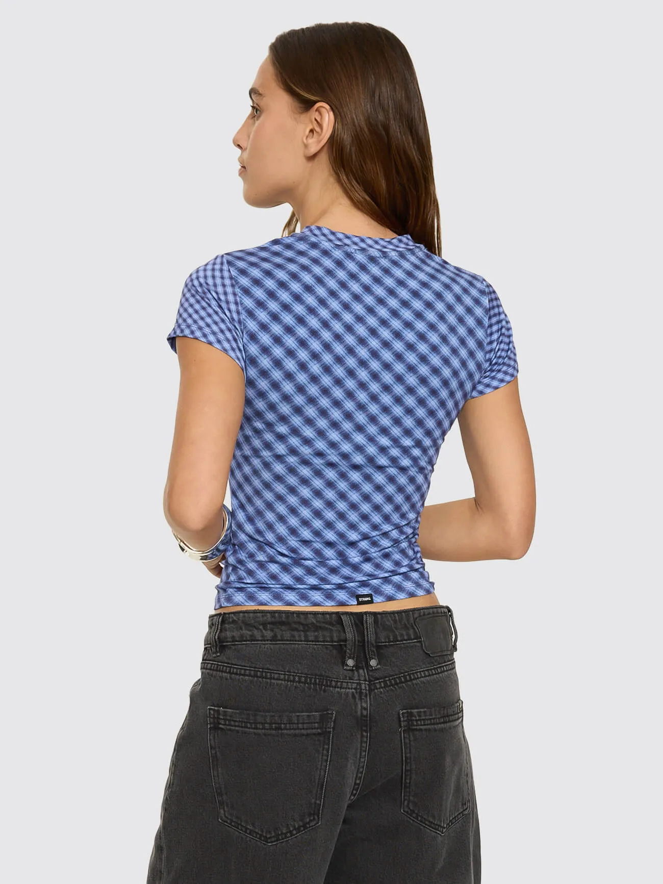 High Speed Check Panelled Club Tee - Guardian Navy sold by Thrills product image thumbnail 5