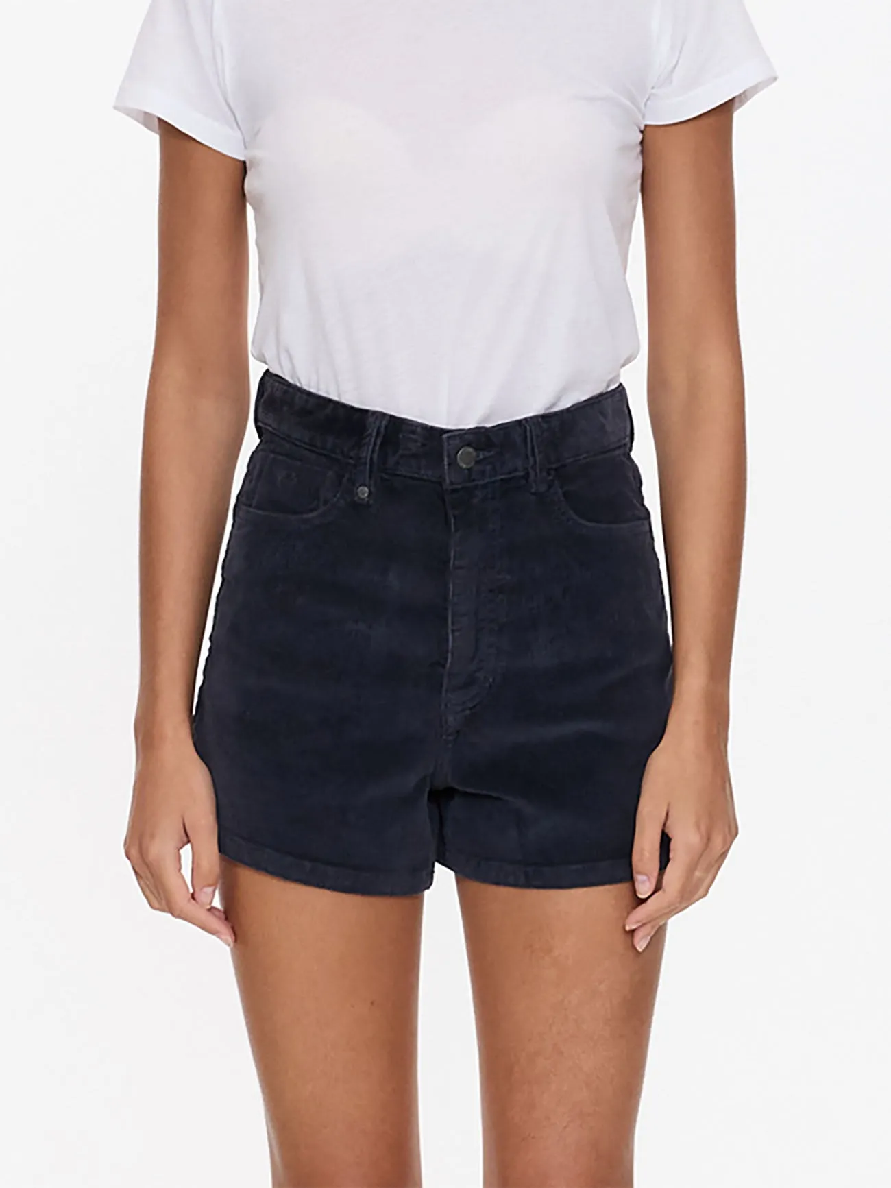 Erica High Rise Cord Short - Total Eclipse sold by Thrills product image thumbnail 3