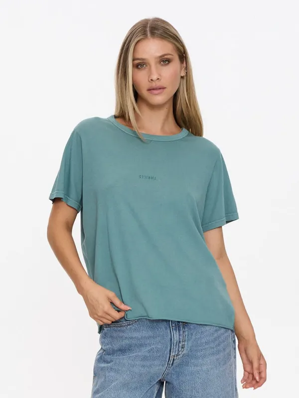 Minimal Thrills Relaxed Tee - Green Coast sold by Thrills