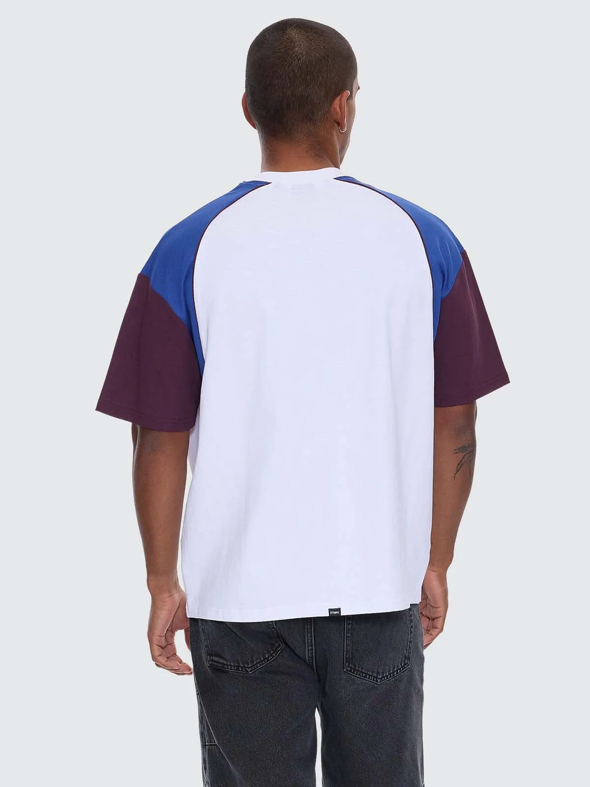 Stakes Are High Box Fit Oversize Tee - White - Fig sold by Thrills product image thumbnail 3