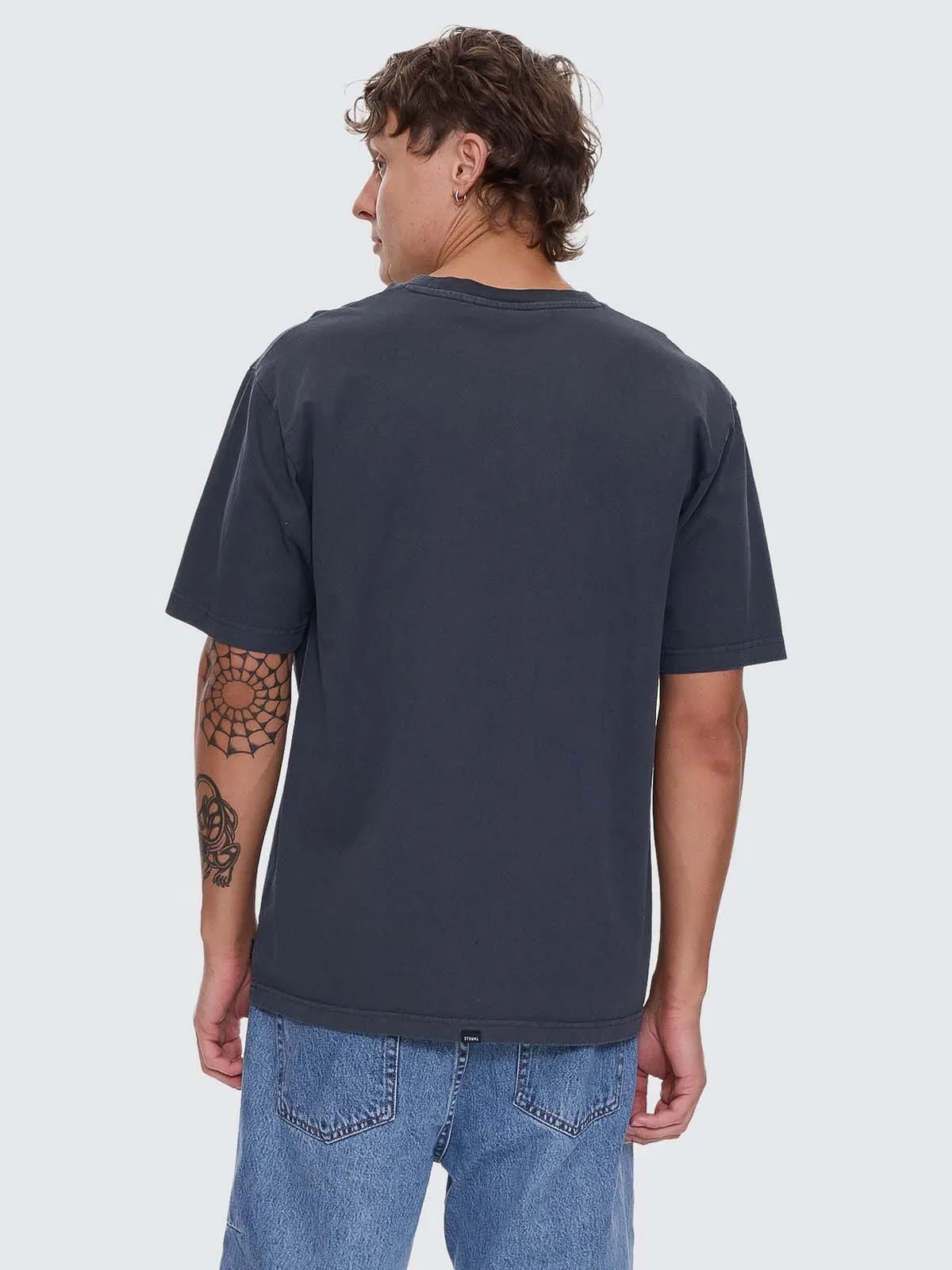 Thrills Military Oversize Fit Tee - Ebony sold by Thrills product image thumbnail 3