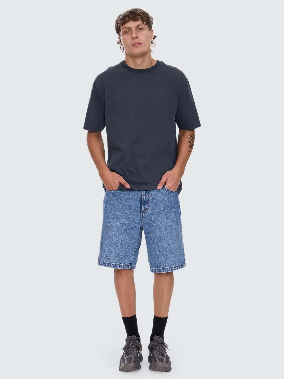 Thrills Military Oversize Fit Tee - Ebony sold by Thrills product image thumbnail 5