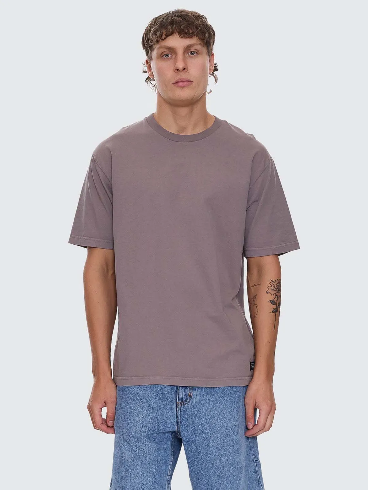 Thrills Military Oversize Fit Tee - Shroom sold by Thrills product image thumbnail 5