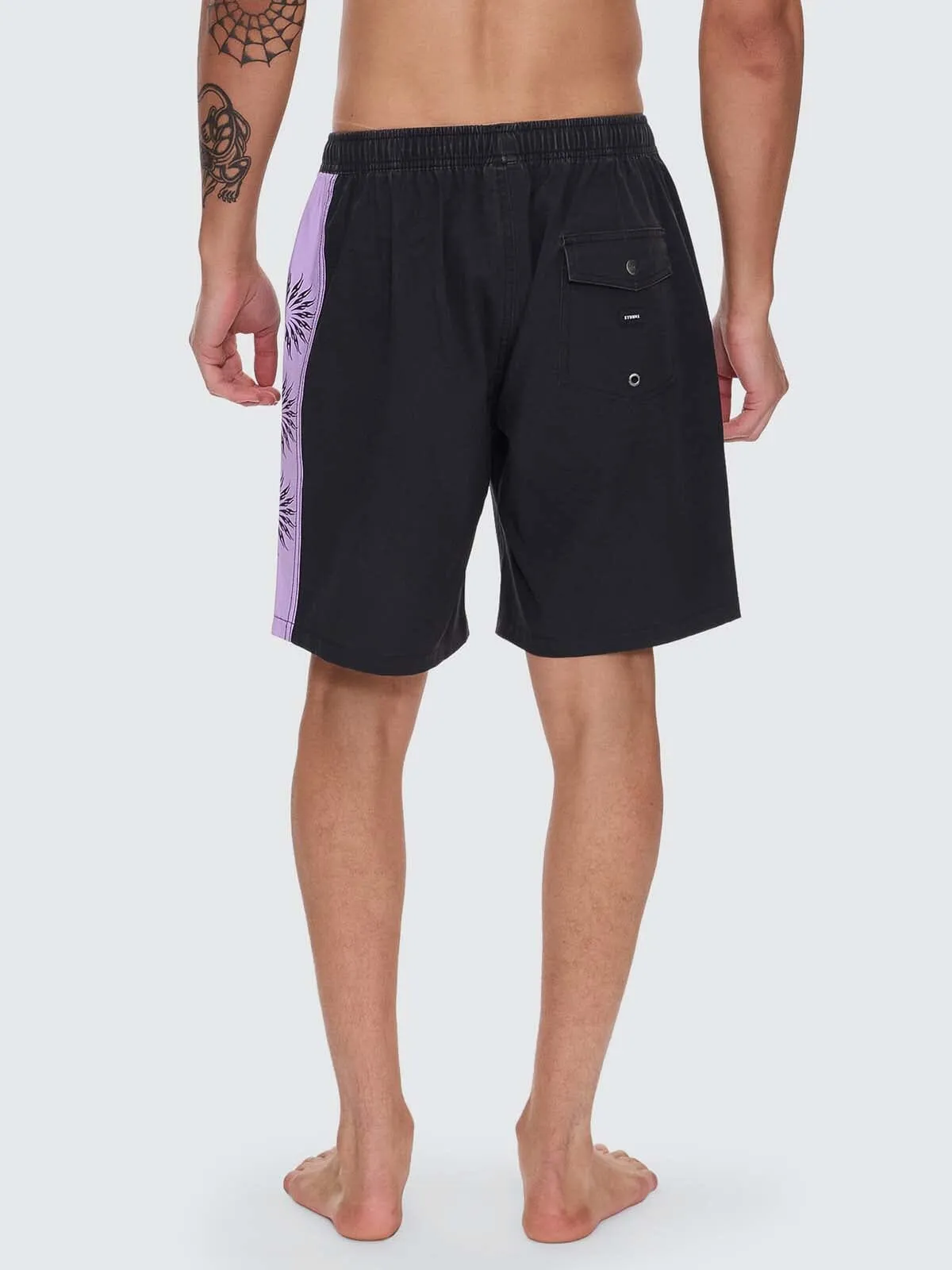 Peace Power Short - Black sold by Thrills product image thumbnail 3