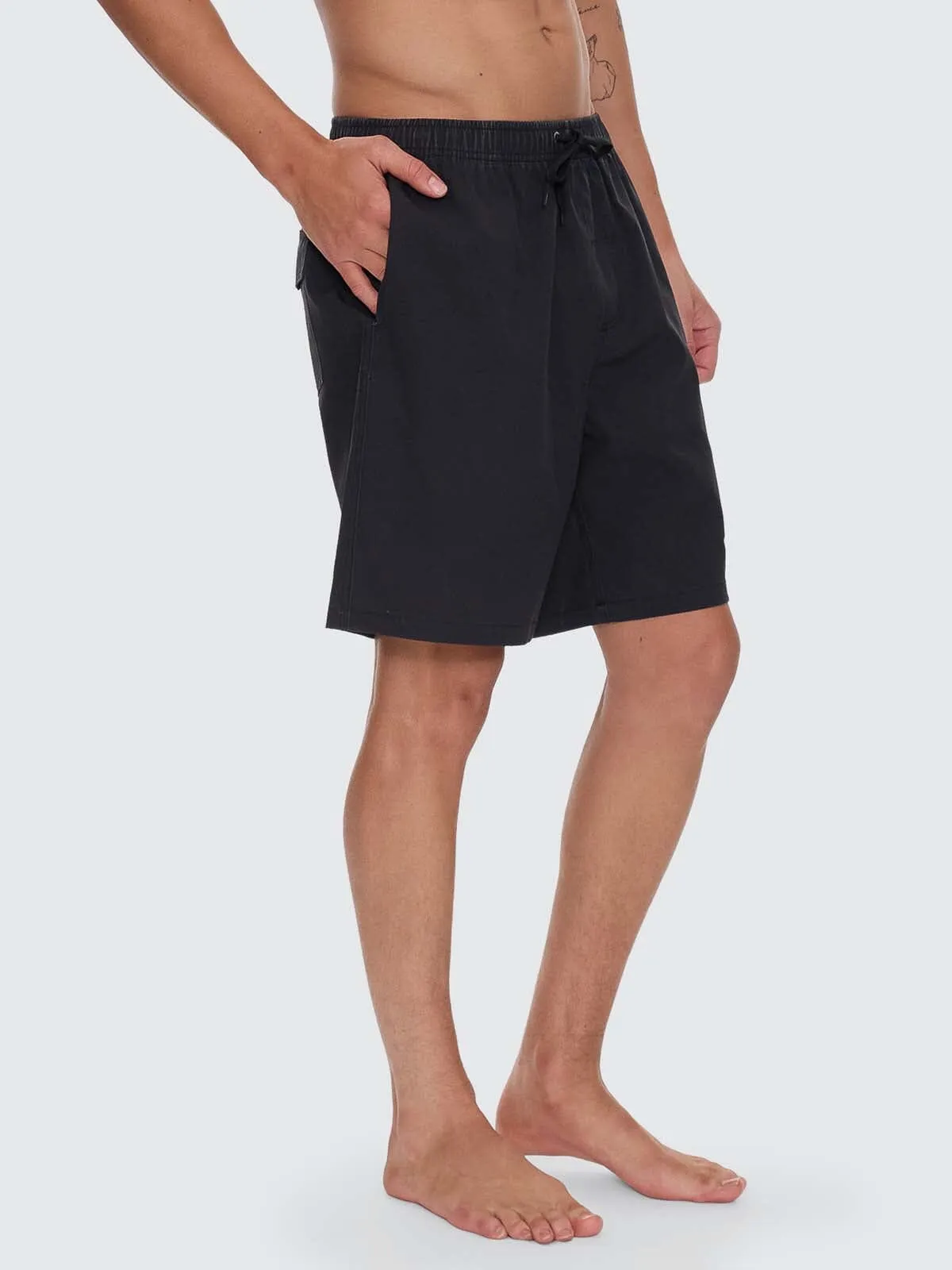 Peace Power Short - Black sold by Thrills product image thumbnail 4