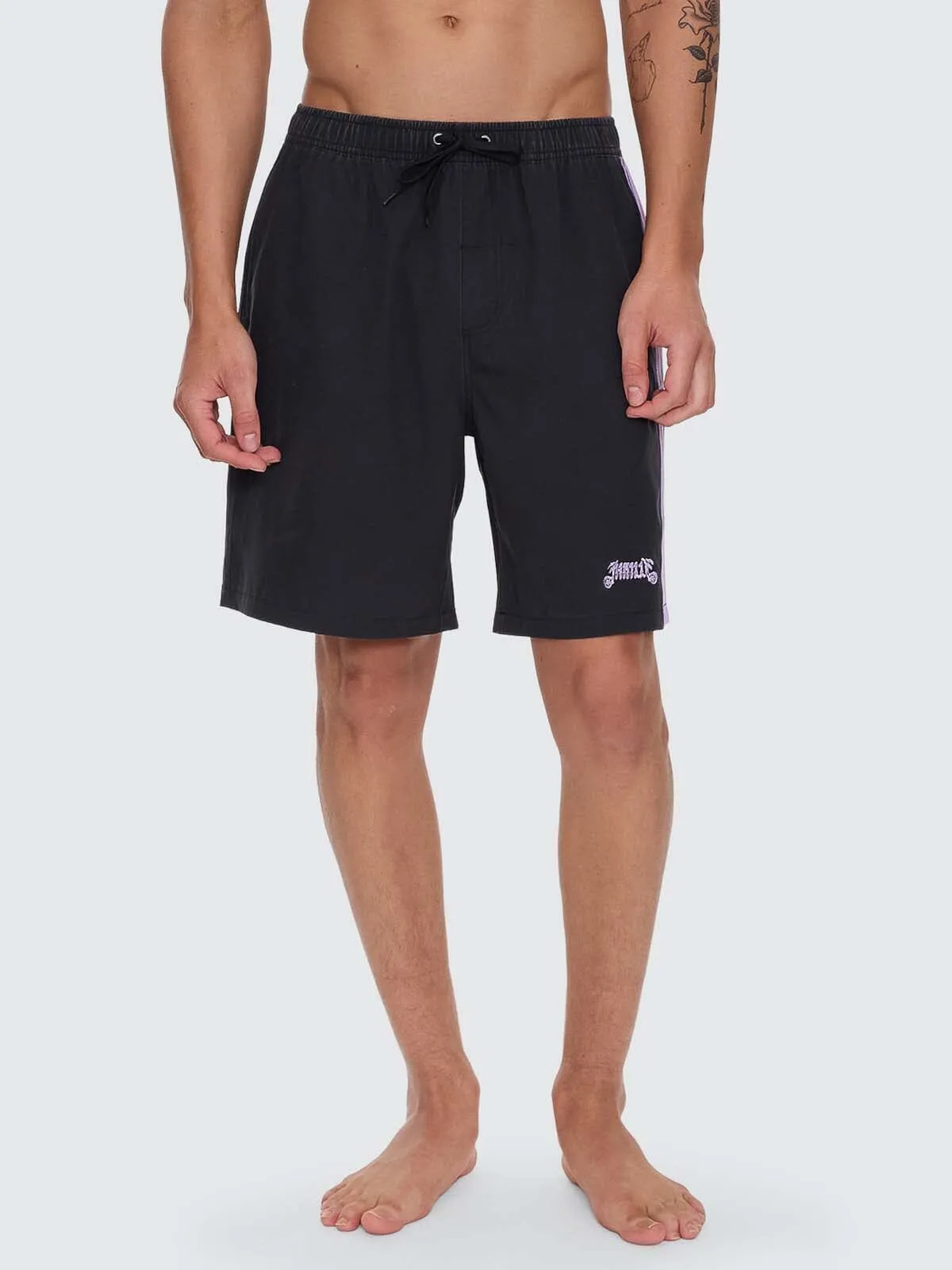 Peace Power Short - Black sold by Thrills product image thumbnail 5