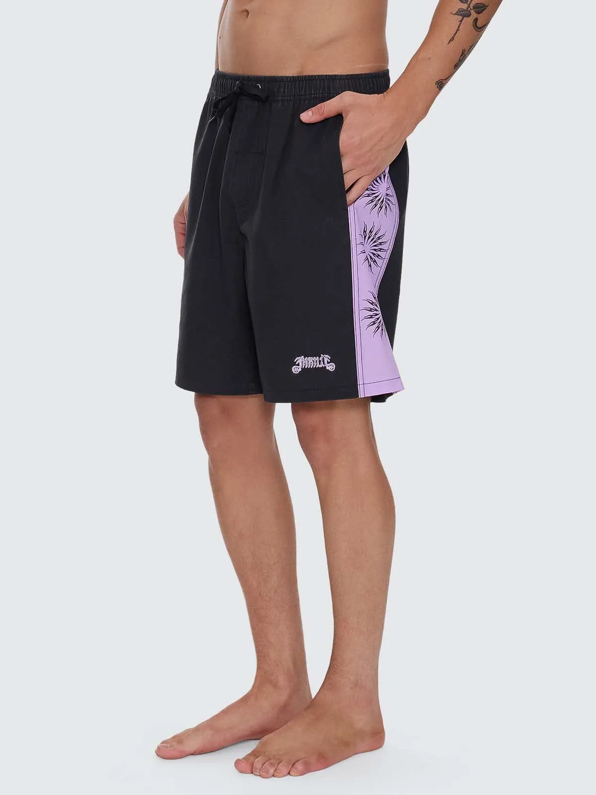 Peace Power Short - Black sold by Thrills product image thumbnail 2