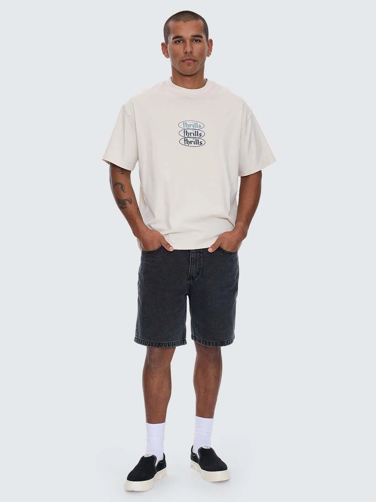 Crystal Clear Box Crop Tee - Heritage White sold by Thrills product image thumbnail 5