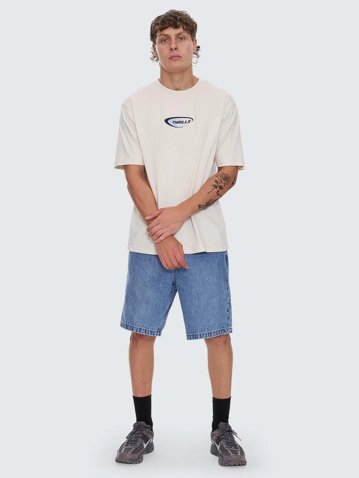 Fusion Oversize Fit Tee - Heritage White sold by Thrills product image thumbnail 5