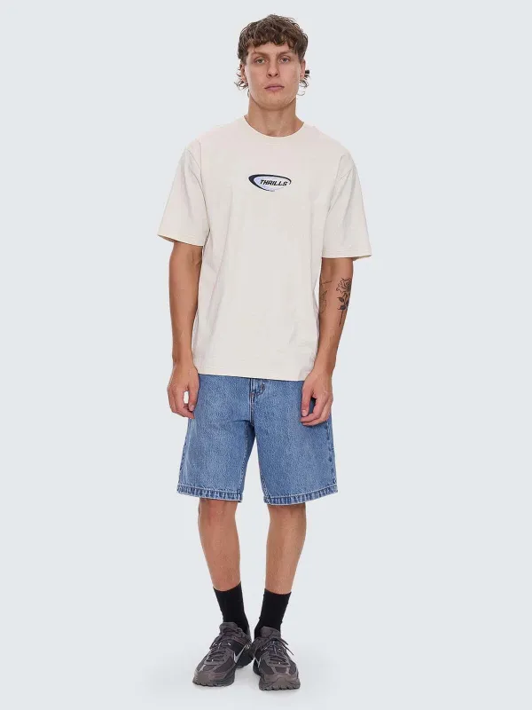 Fusion Oversize Fit Tee - Heritage White sold by Thrills