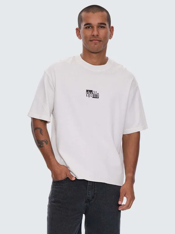 Excitement Excitement Embro Box Crop Tee - Lily White sold by Thrills