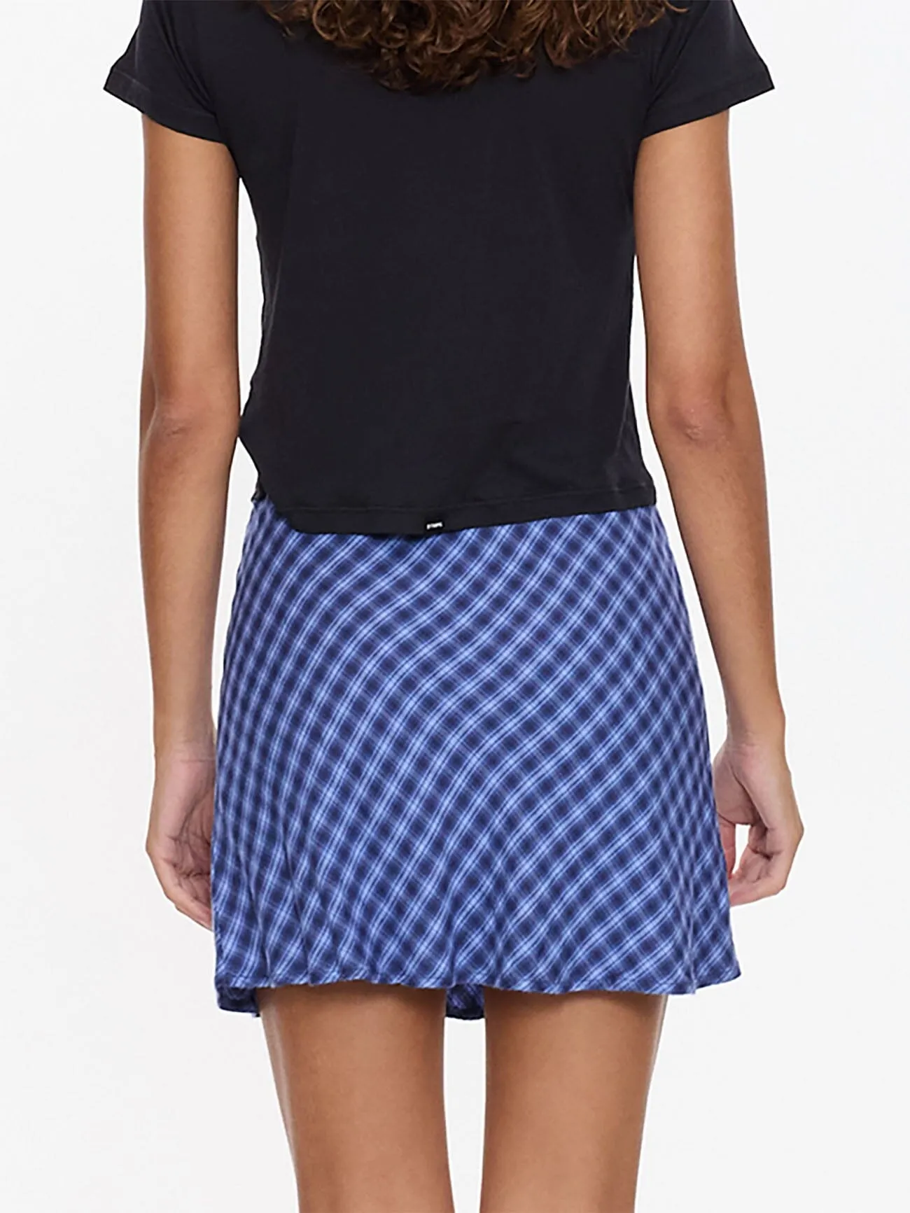 High Speed Check Mini Skirt - Guardian Navy sold by Thrills product image thumbnail 4