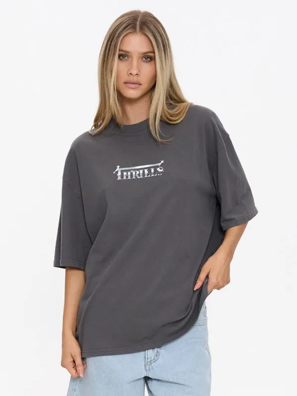 Seek And Destroy Oversized Tee - Merch Black sold by Thrills