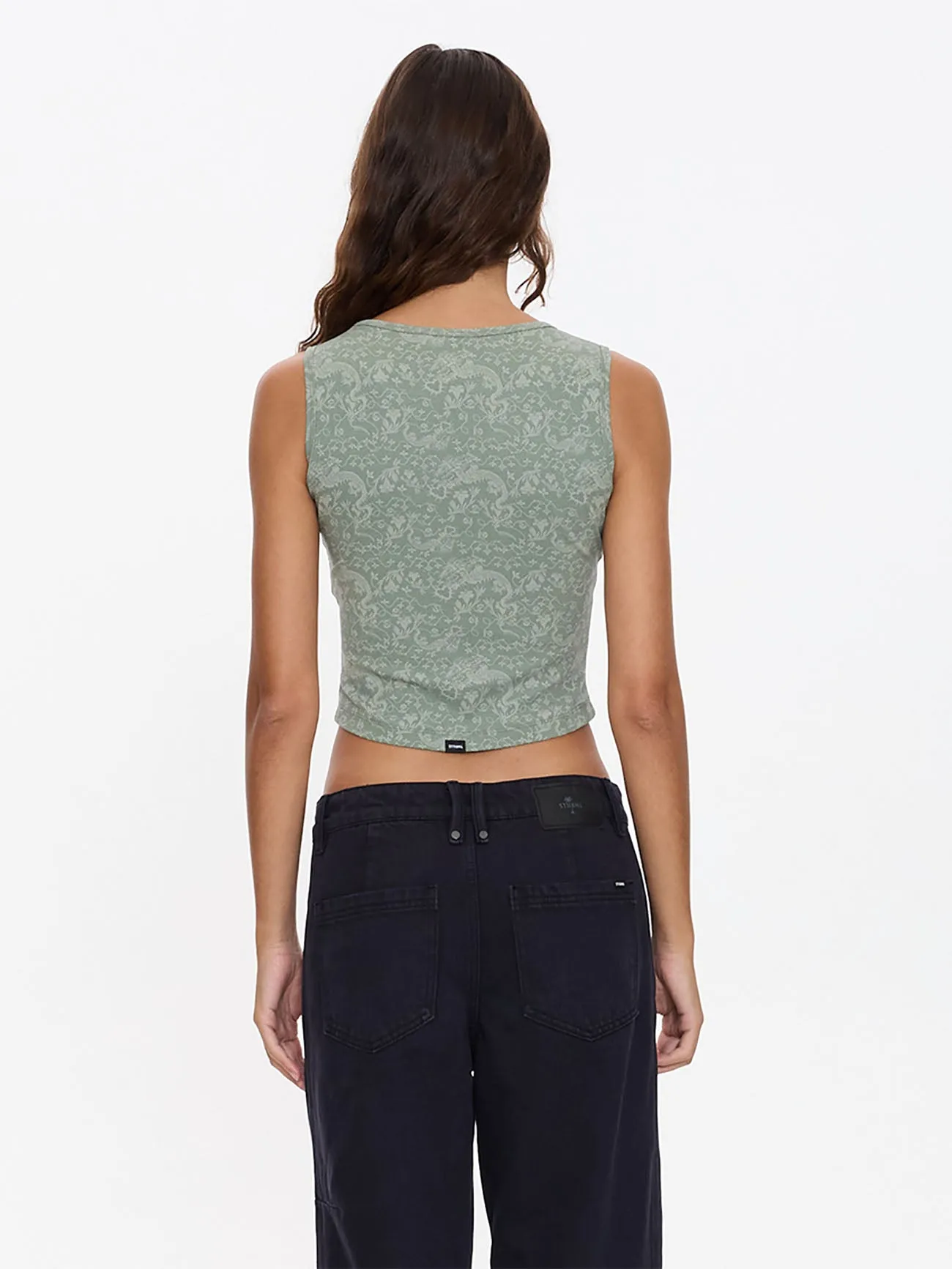 Speak No Evil Y2K Tank - Dirty Sage sold by Thrills product image thumbnail 4