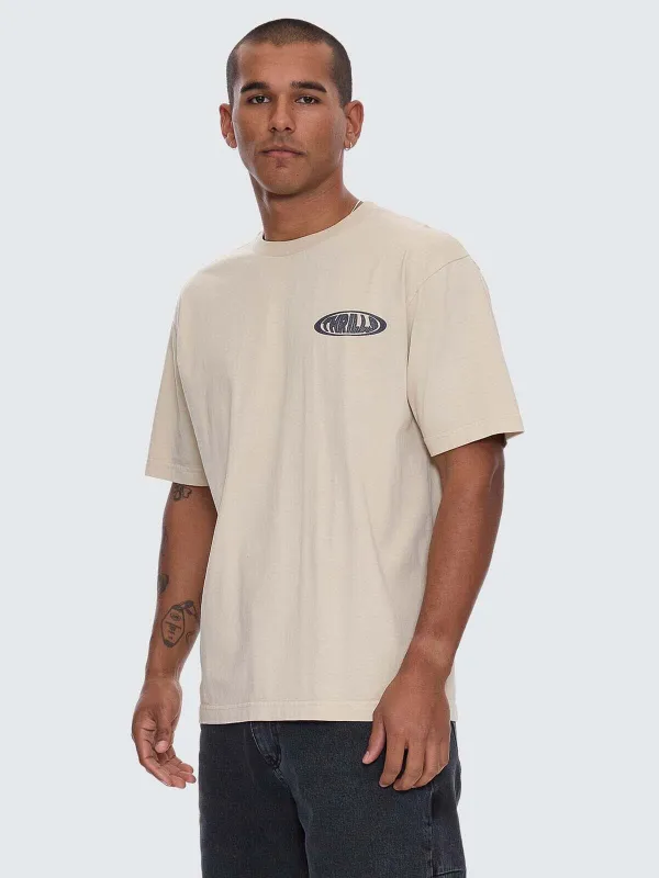 Shadowless Oversize Fit Tee - Oatmeal sold by Thrills