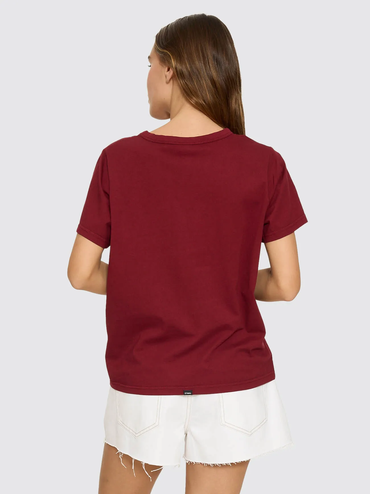 Thrills Relaxed Tee - Cabernet sold by Thrills product image thumbnail 4