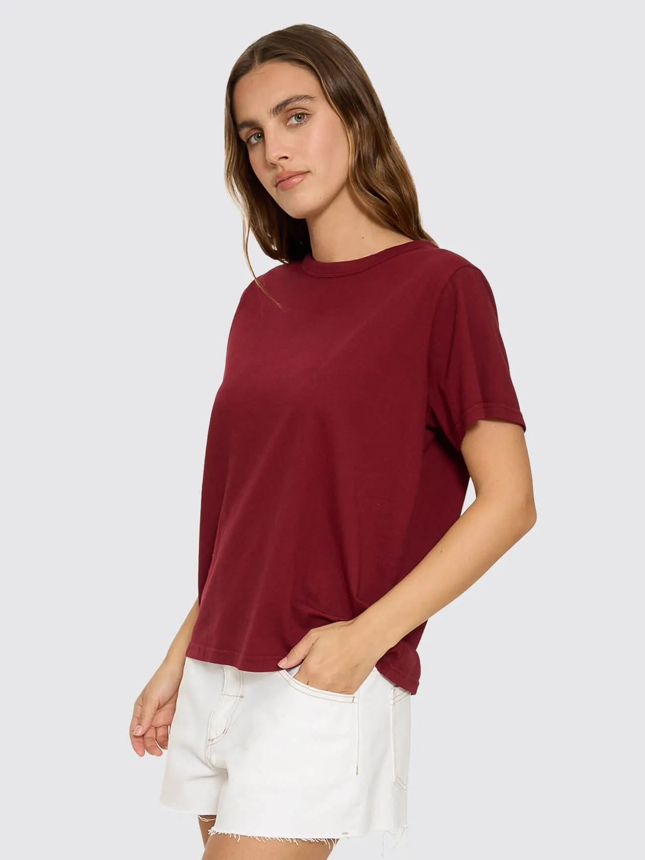 Thrills Relaxed Tee - Cabernet sold by Thrills product image thumbnail 3