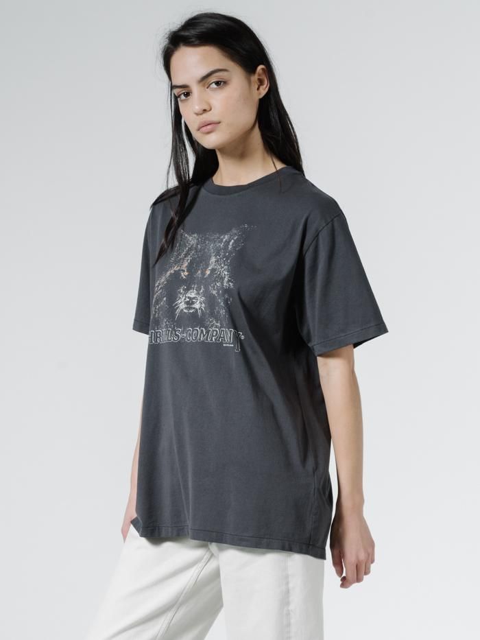 Shades of Wolf Band Fit Tee - Vintage Black sold by Thrills product image thumbnail 3