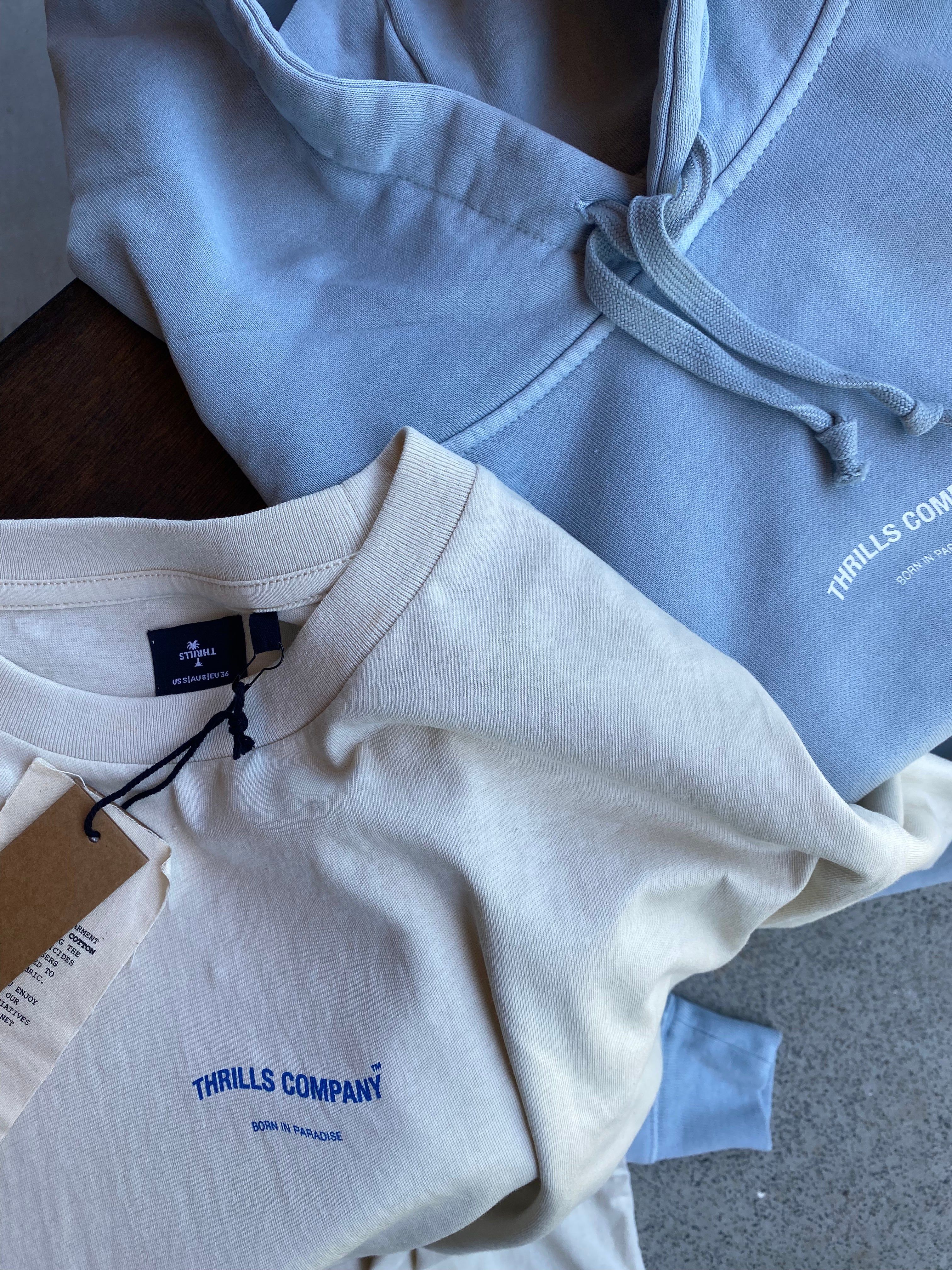 Stamp Wave Merch Fit Tee - Heritage White sold by Thrills product image thumbnail 6