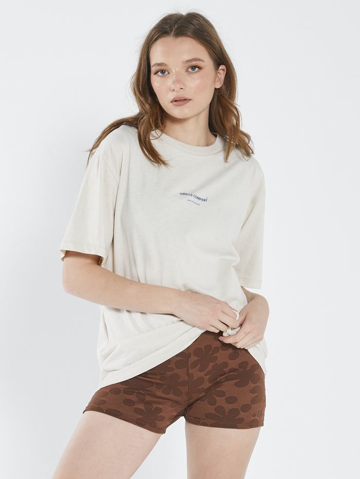 Stamp Wave Merch Fit Tee - Heritage White sold by Thrills product image thumbnail 3