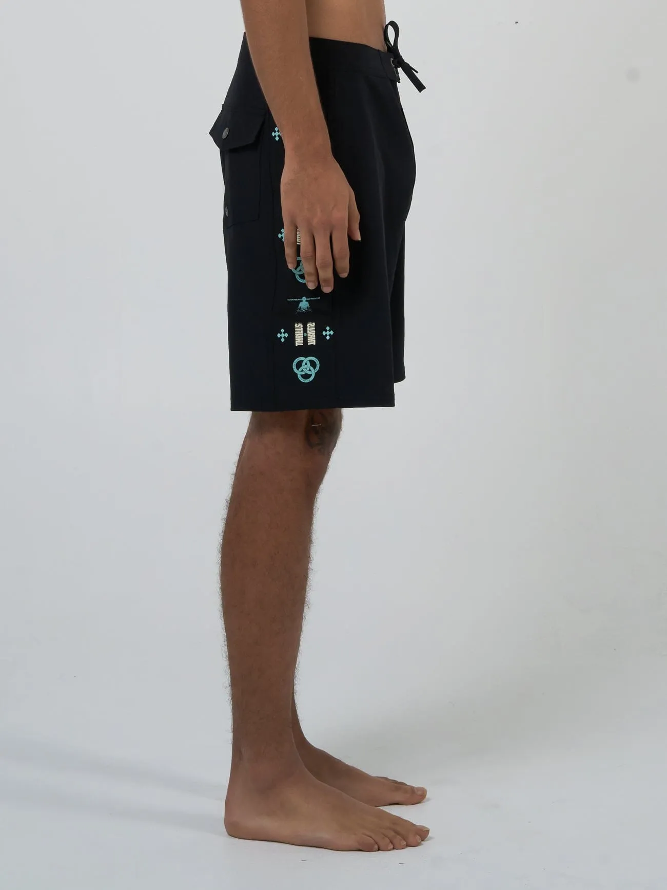 Levitation Boardshort - Black sold by Thrills product image thumbnail 3