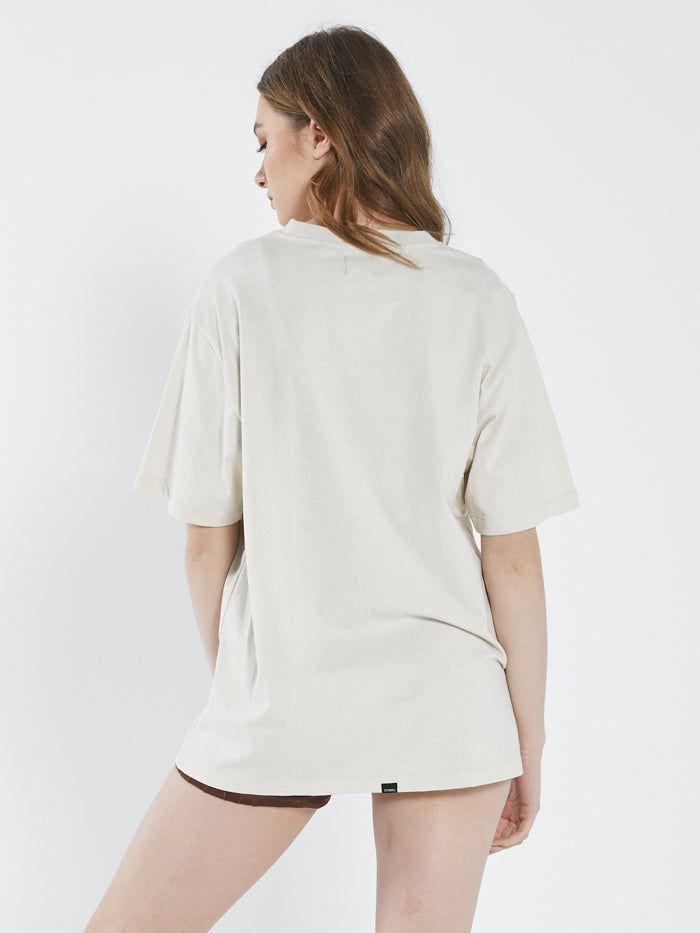 Stamp Wave Merch Fit Tee - Heritage White sold by Thrills product image thumbnail 2