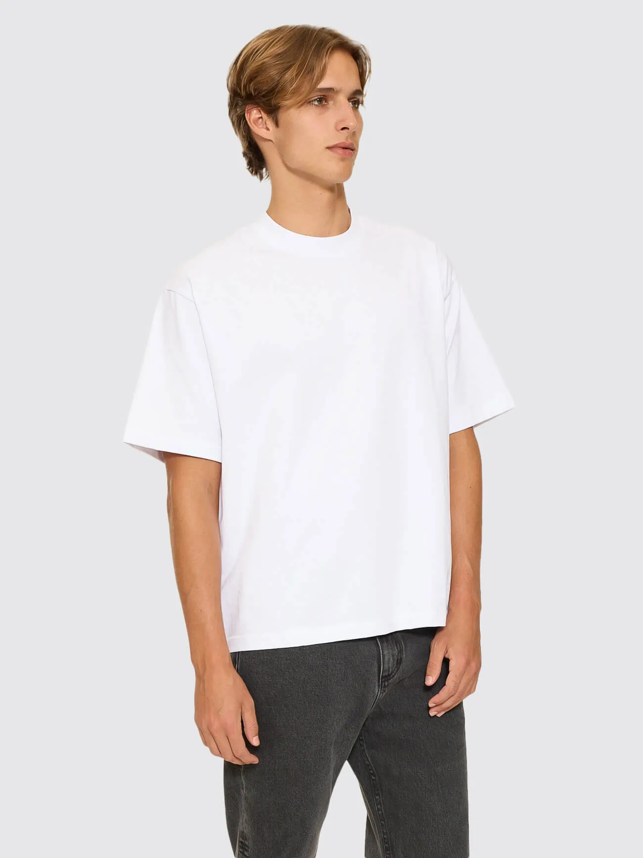 Thrills Military Box Fit Oversized Cropped Tee - White sold by Thrills product image thumbnail 3