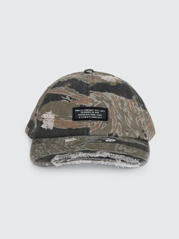 Issued 6 Panel Camo Cap - Black Tiger sold by Thrills