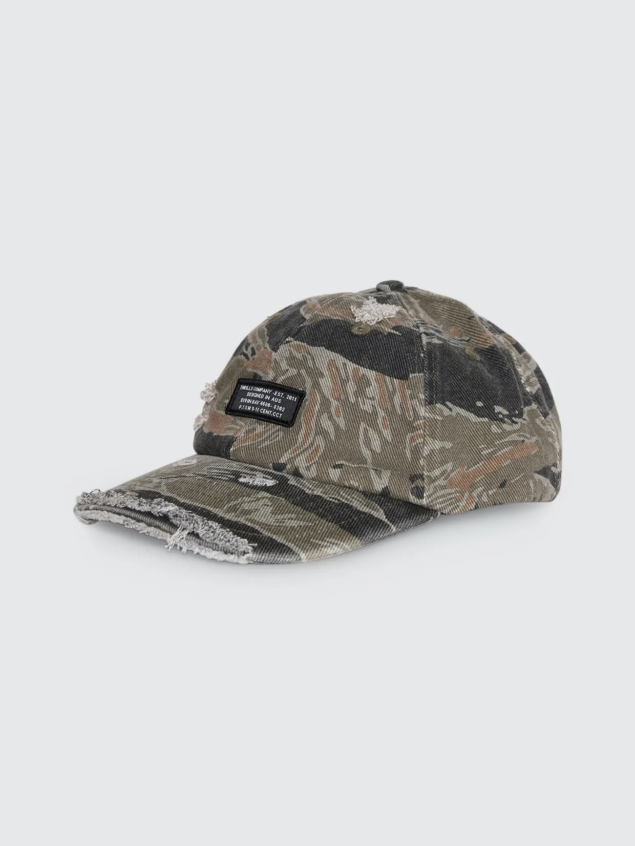 Issued 6 Panel Camo Cap - Black Tiger sold by Thrills product image thumbnail 2