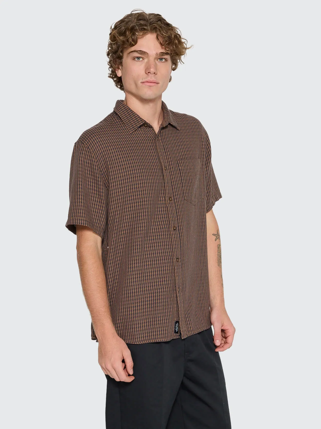 Ever Short Sleeve Shirt - Trader Brown sold by Thrills product image thumbnail 4