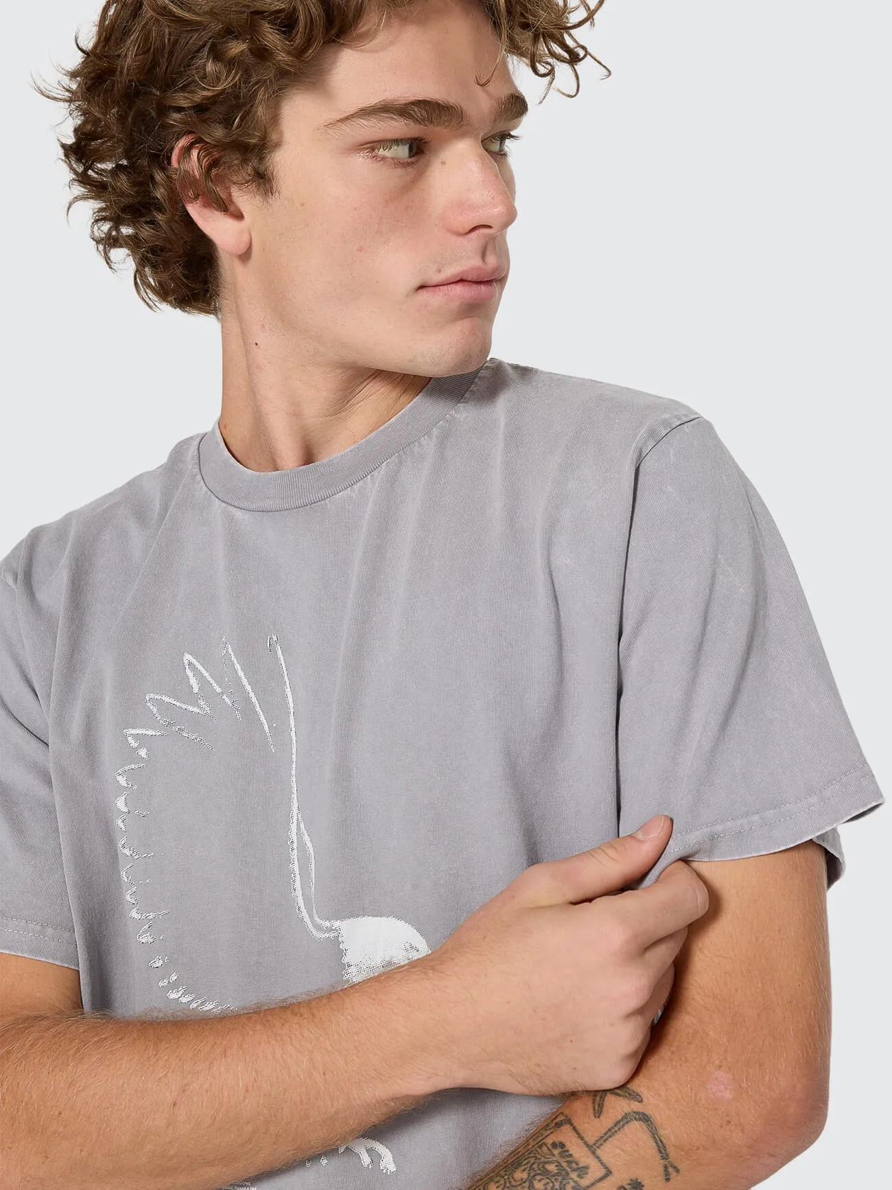 Speed Metal Merch Fit Tee - Marble Grey sold by Thrills product image thumbnail 4