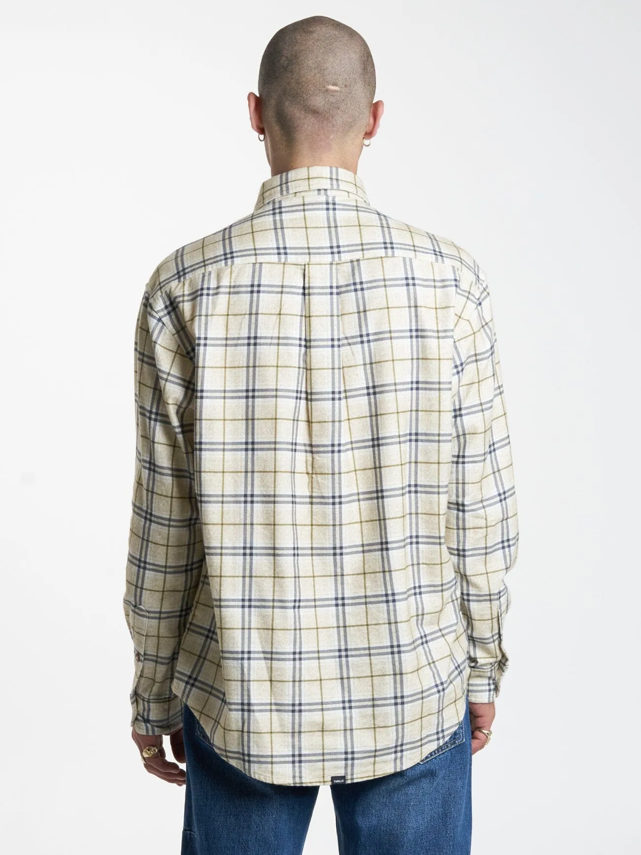 Genuine Oversized Flannel Shirt - Unbleached sold by Thrills product image thumbnail 2