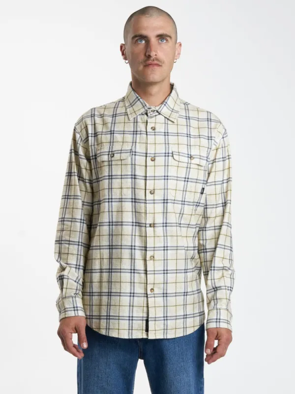 Genuine Oversized Flannel Shirt - Unbleached sold by Thrills