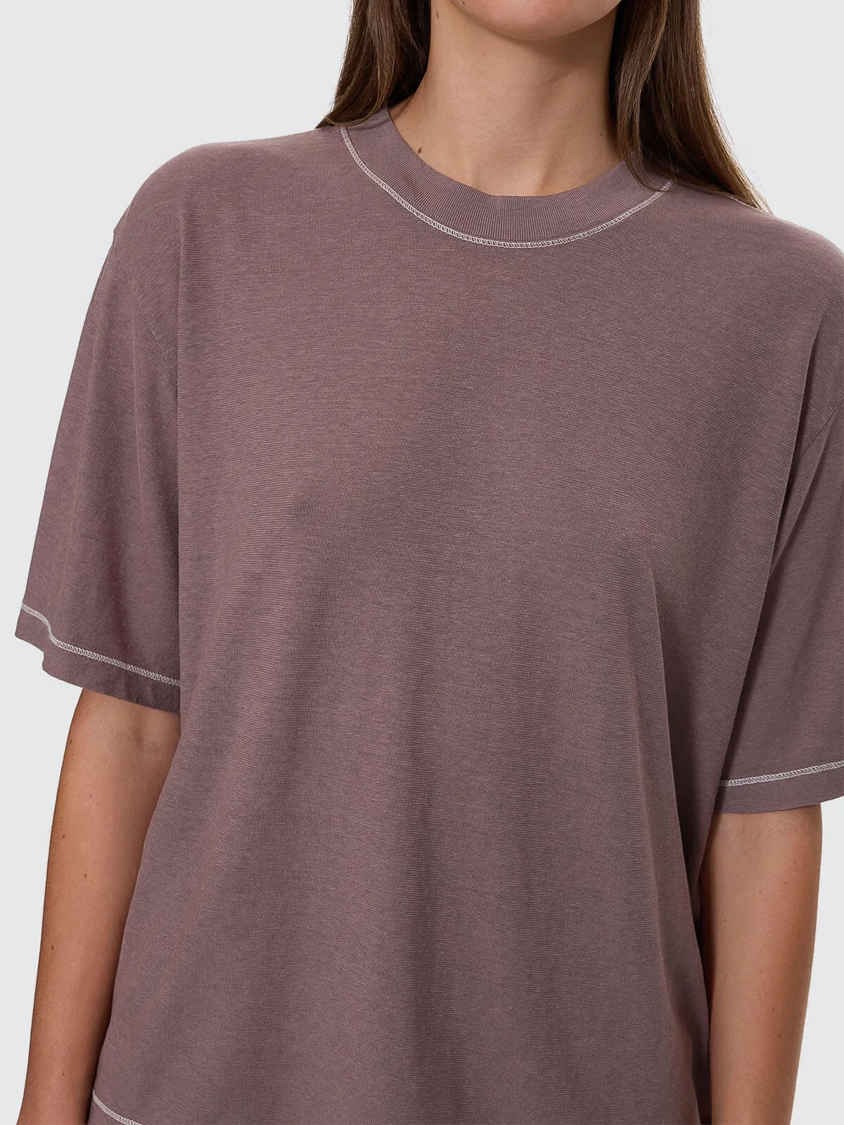 Hemp Square Tee - Shroom sold by Thrills product image thumbnail 2