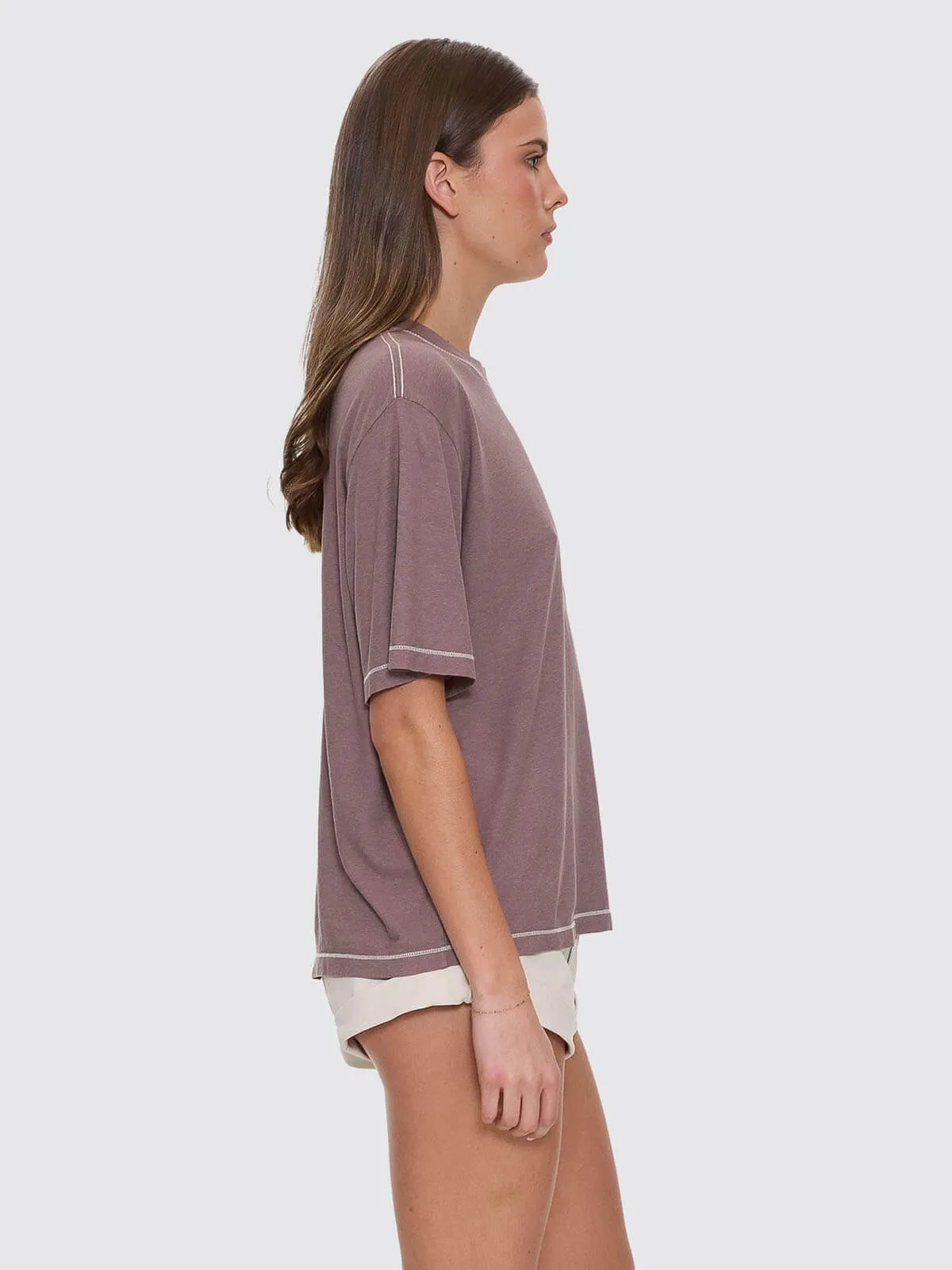 Hemp Square Tee - Shroom sold by Thrills product image thumbnail 5