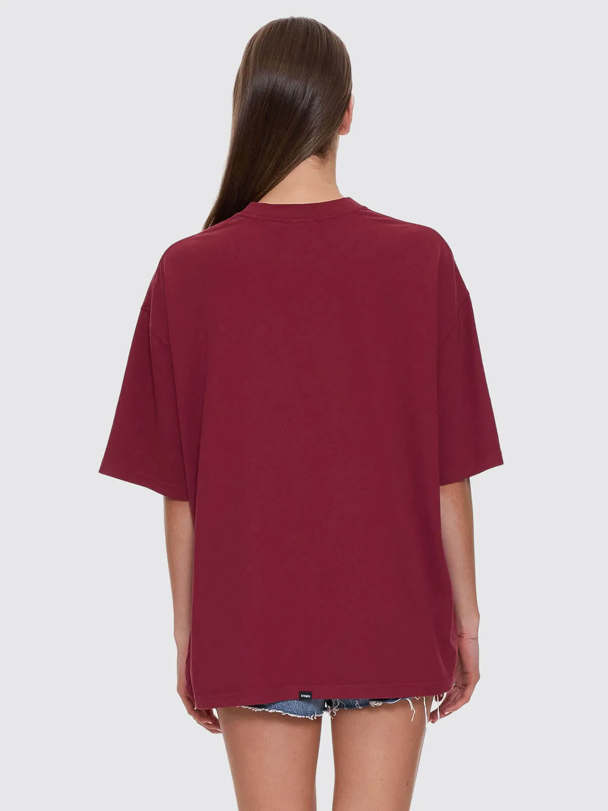 Full Bloom Oversized Tee - Pomegranate sold by Thrills product image thumbnail 4