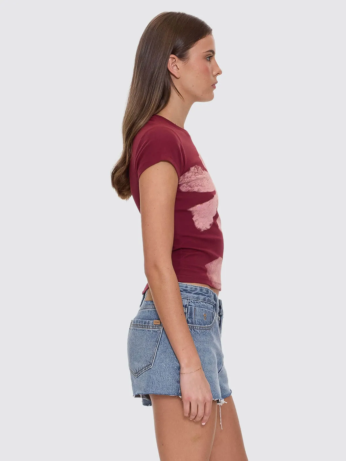 Full Bloom Club Tee - Pomegranate sold by Thrills product image thumbnail 5