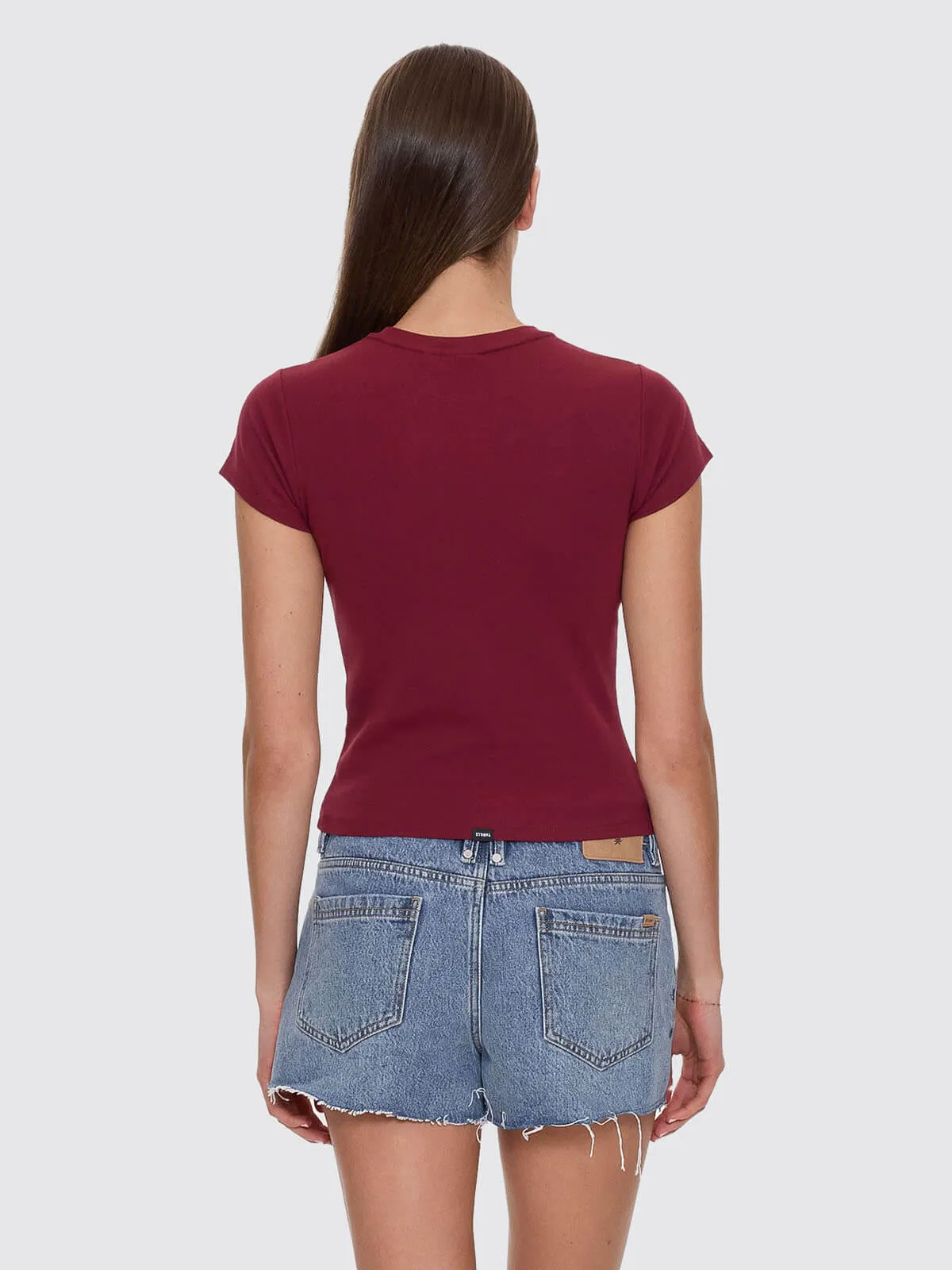 Full Bloom Club Tee - Pomegranate sold by Thrills product image thumbnail 4