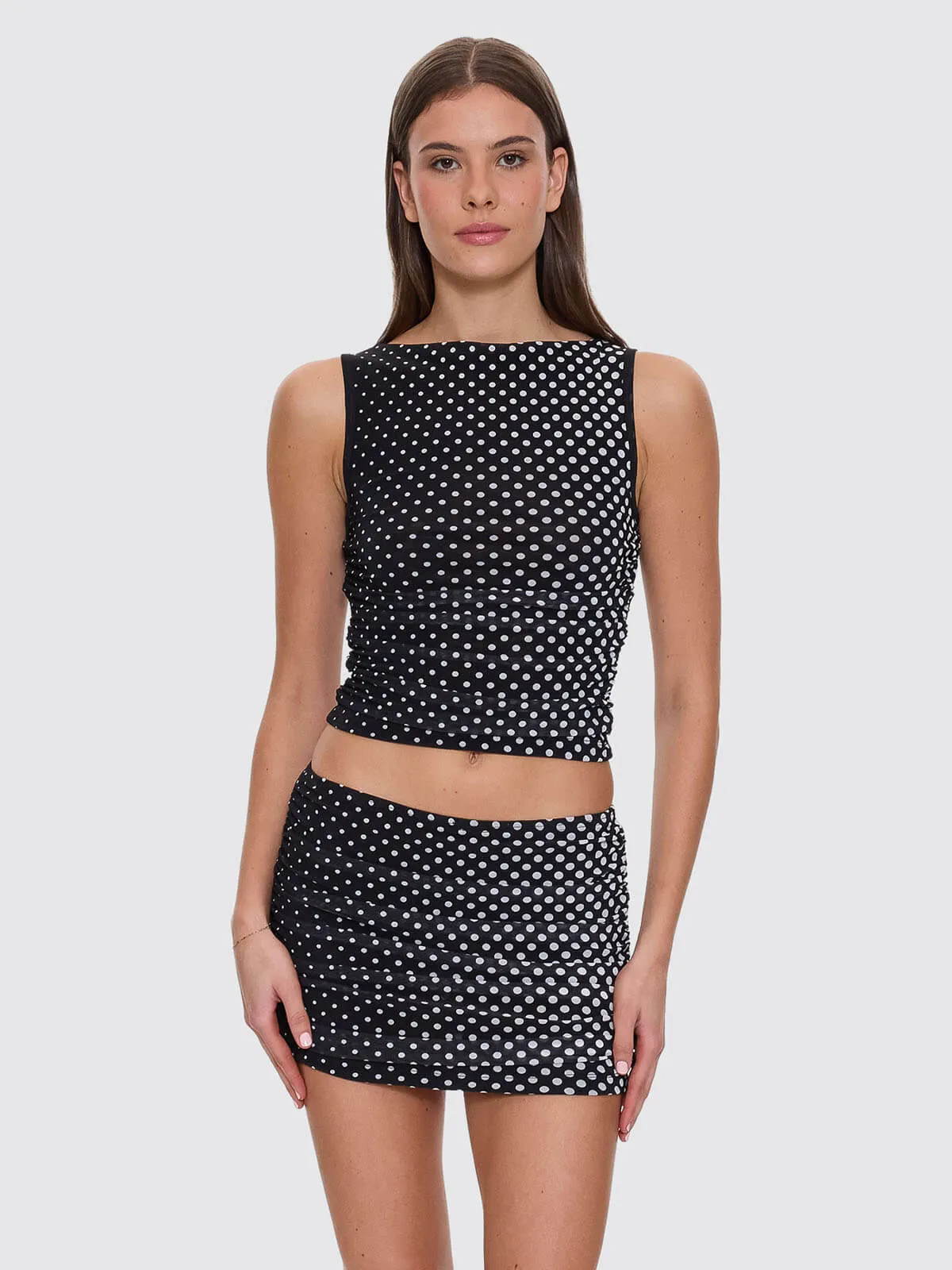 Disconnect Mesh Tank - Black sold by Thrills