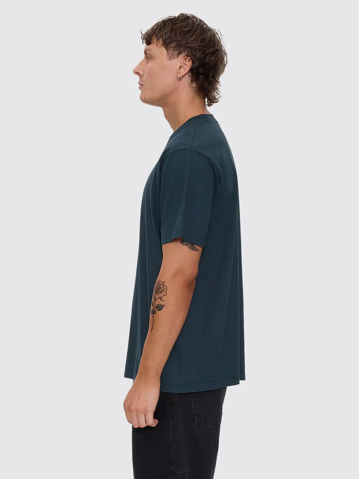 Track Record Merch Fit Tee - Jasper Green sold by Thrills product image thumbnail 4