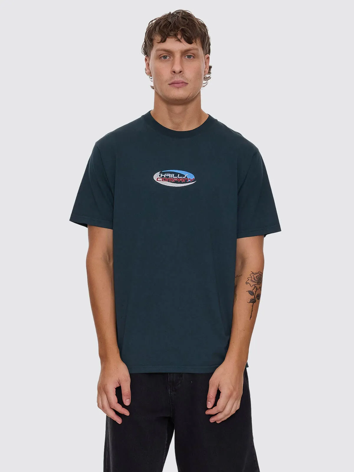 Track Record Merch Fit Tee - Jasper Green sold by Thrills
