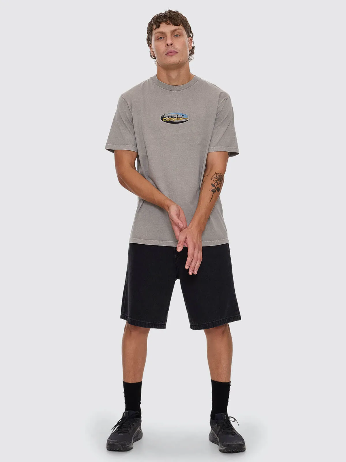 Track Record Merch Fit Tee - Fog sold by Thrills product image thumbnail 3