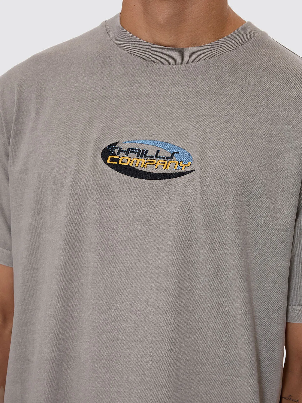 Track Record Merch Fit Tee - Fog sold by Thrills product image thumbnail 2
